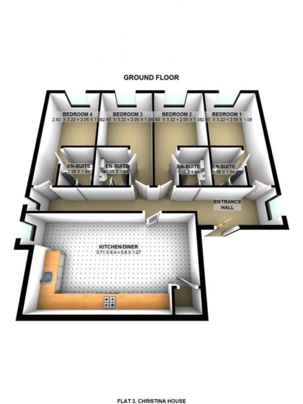 Full Furnished, Private Room £580 available in Ormskirk, Liverpool